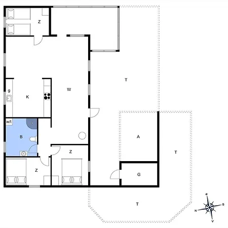 514-thisted-fiskervej-53 別荘 ティステズ